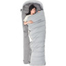 Ультралёгкий спальный мешок NATUREHIKE RM40 Series Утиный пух Grey Size L, 6927595707173